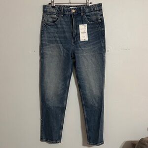 Zara High Rise Women Jeans - Dark Blue